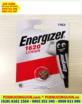 Energizer CR1620, Pin 3v Lithium Energizer CR1620, E-CR1620 chính hãng (Vỉ 1viên)